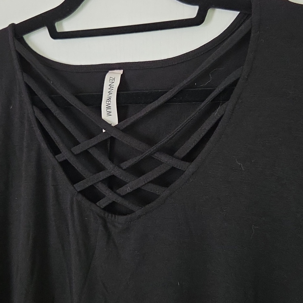 Zenana Outfitters Black Long Sleeve Dress Size 1X